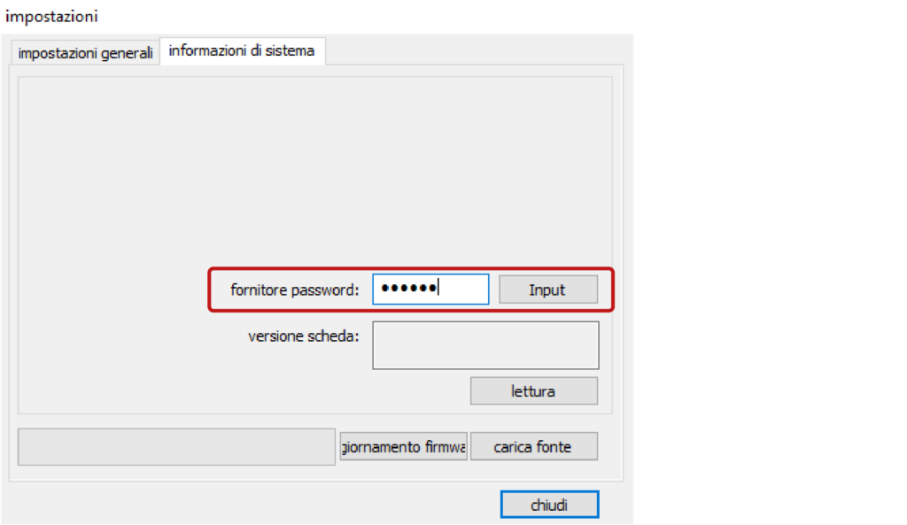 taglio laser info input